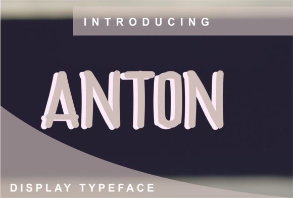 Anton: The Clean Display Font That Commands Attention