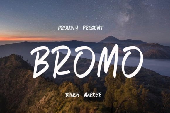 Bromo: A Handwritten Font That Brings Character to Your Brand