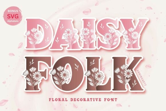 Daisyfolk: Capturing Spring’s Charm in a Creative Font