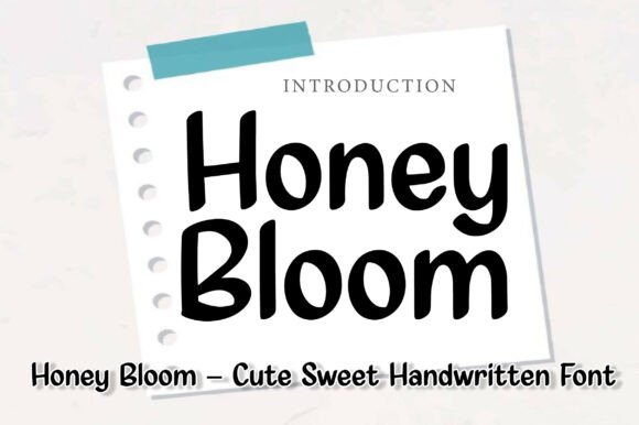 Honey Bloom: Crafting Visual Warmth in Every Letter