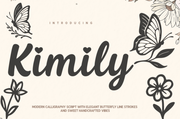 Kimily: A Contemporary Calligraphy Font with Heart