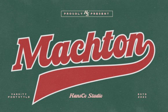 Machton: The Jersey Font That Scores Big in Design