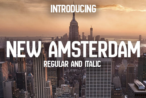 New Amsterdam: A Striking Serif for Modern Branding