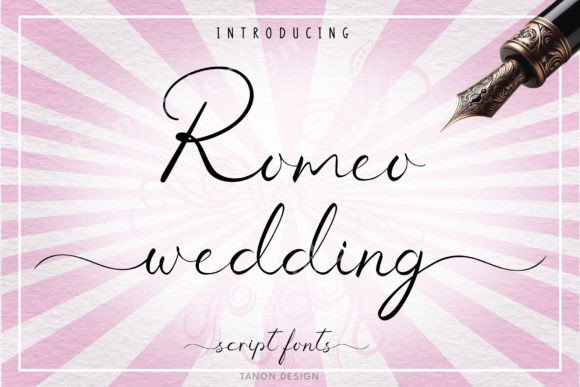 Romeo Wedding: A Calligraphy Font for Modern Designs