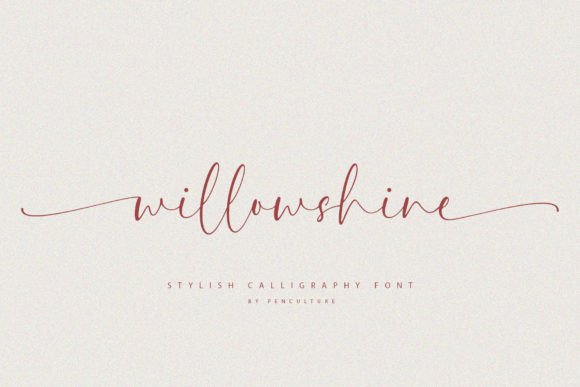 Willowshine: Modern Calligraphy for Authentic Design
